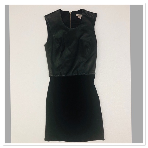 Helmut Lang Gala Knit and Leather Dress NYE - Picture 4 of 7